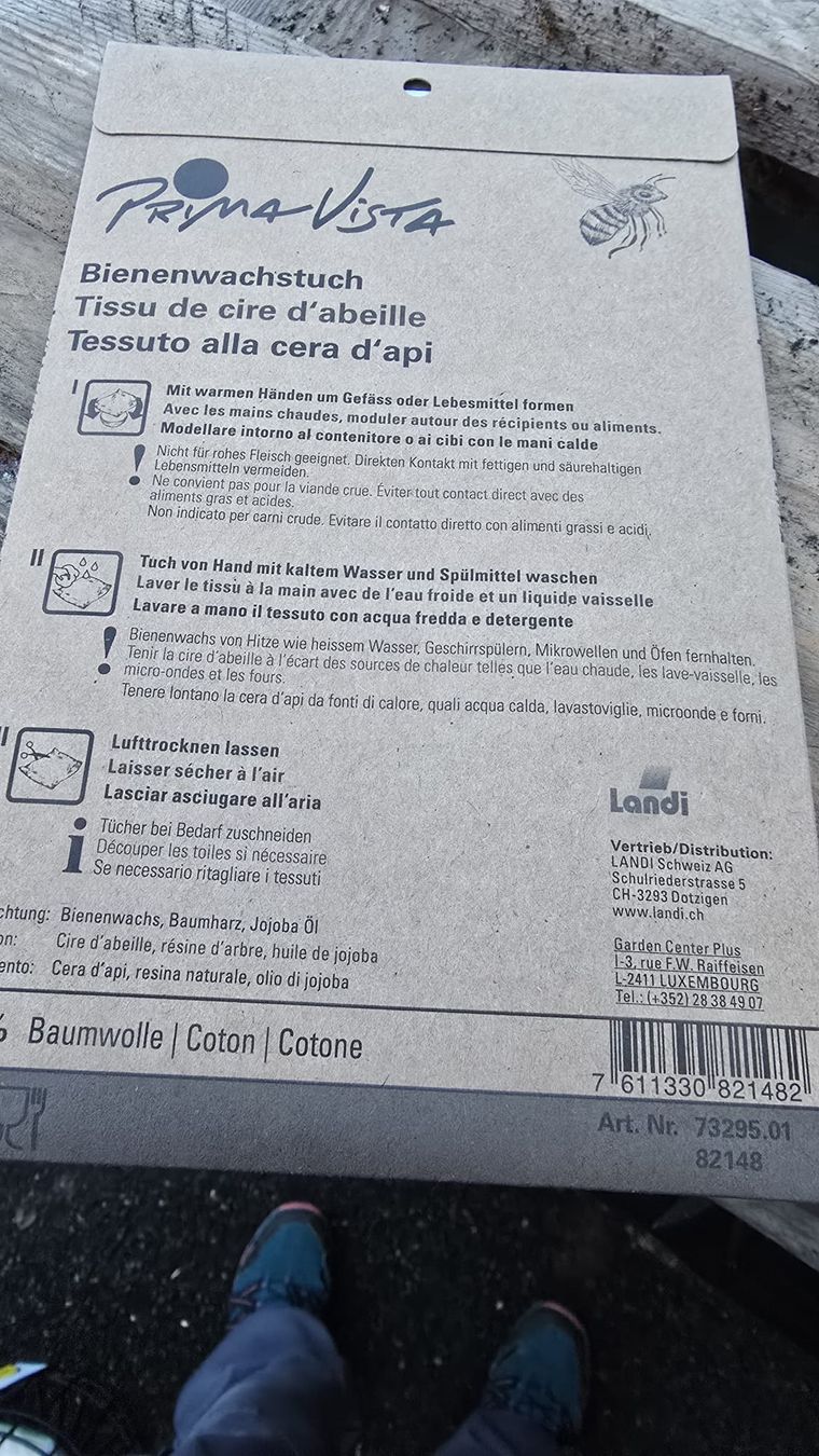 Altro per cucinare: Restposten 50 Bienenwachstücher – Nuovo e nell'imballaggio originale da Dussnang venduto da kevin0812 1