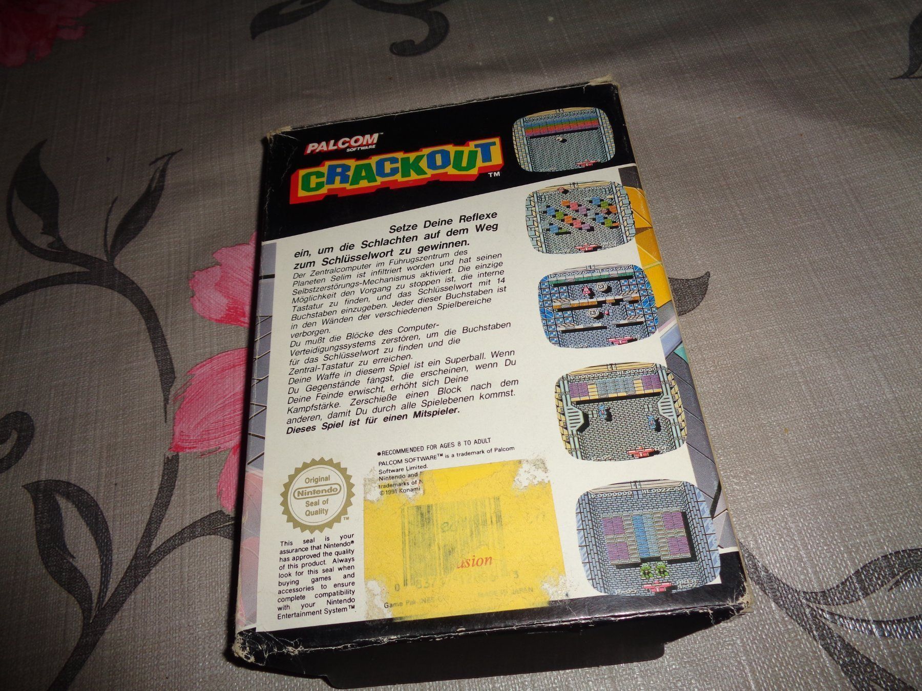 Giochi: Crackout NES OVP – Usato da Olten venduto da Disc-Ausverkauf 1