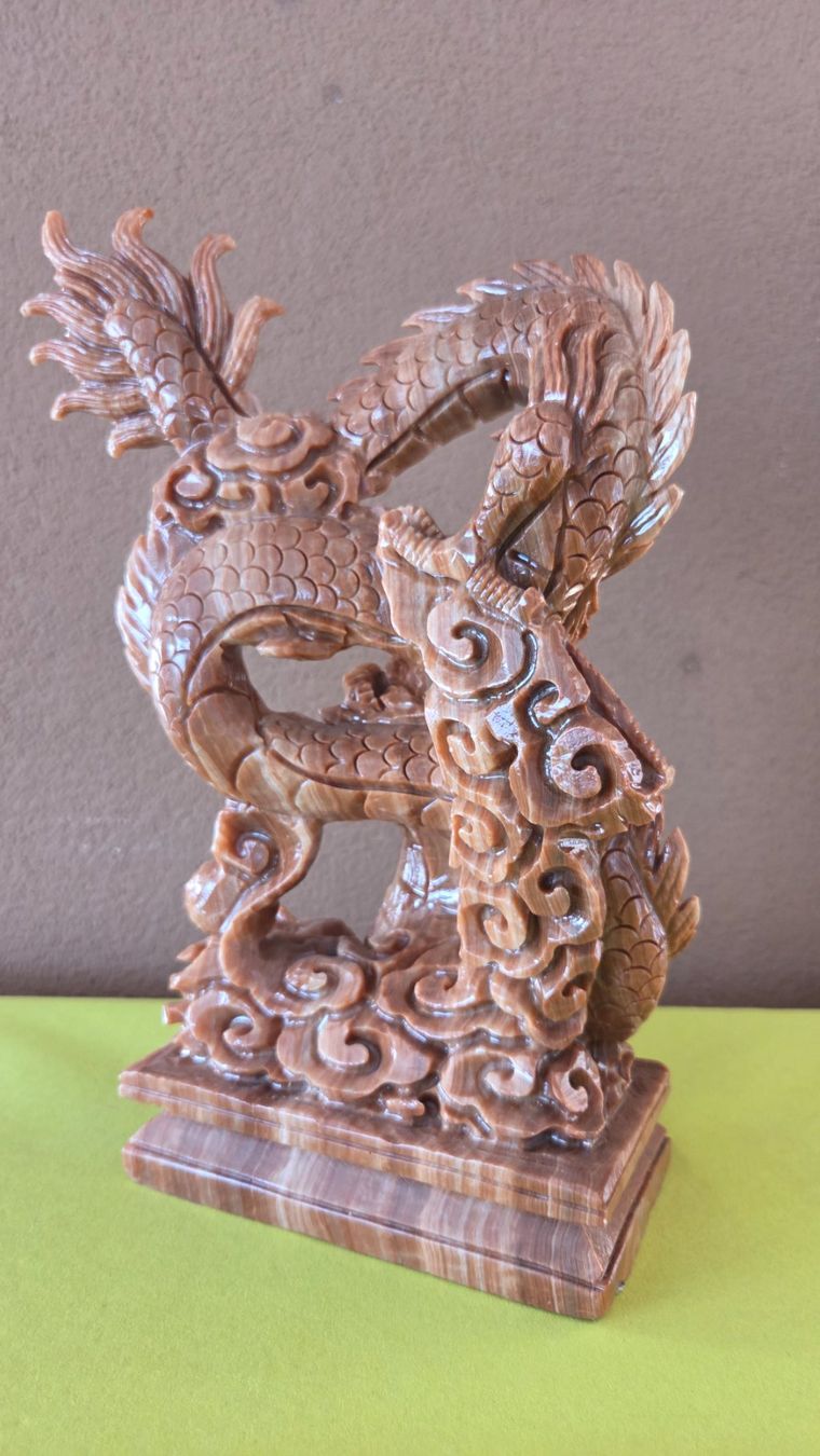 Sculture & Statue: Drache aus Marmor 30cm – Nuovo (secondo la descrizione) da Roggliswil venduto da Mabelco 1