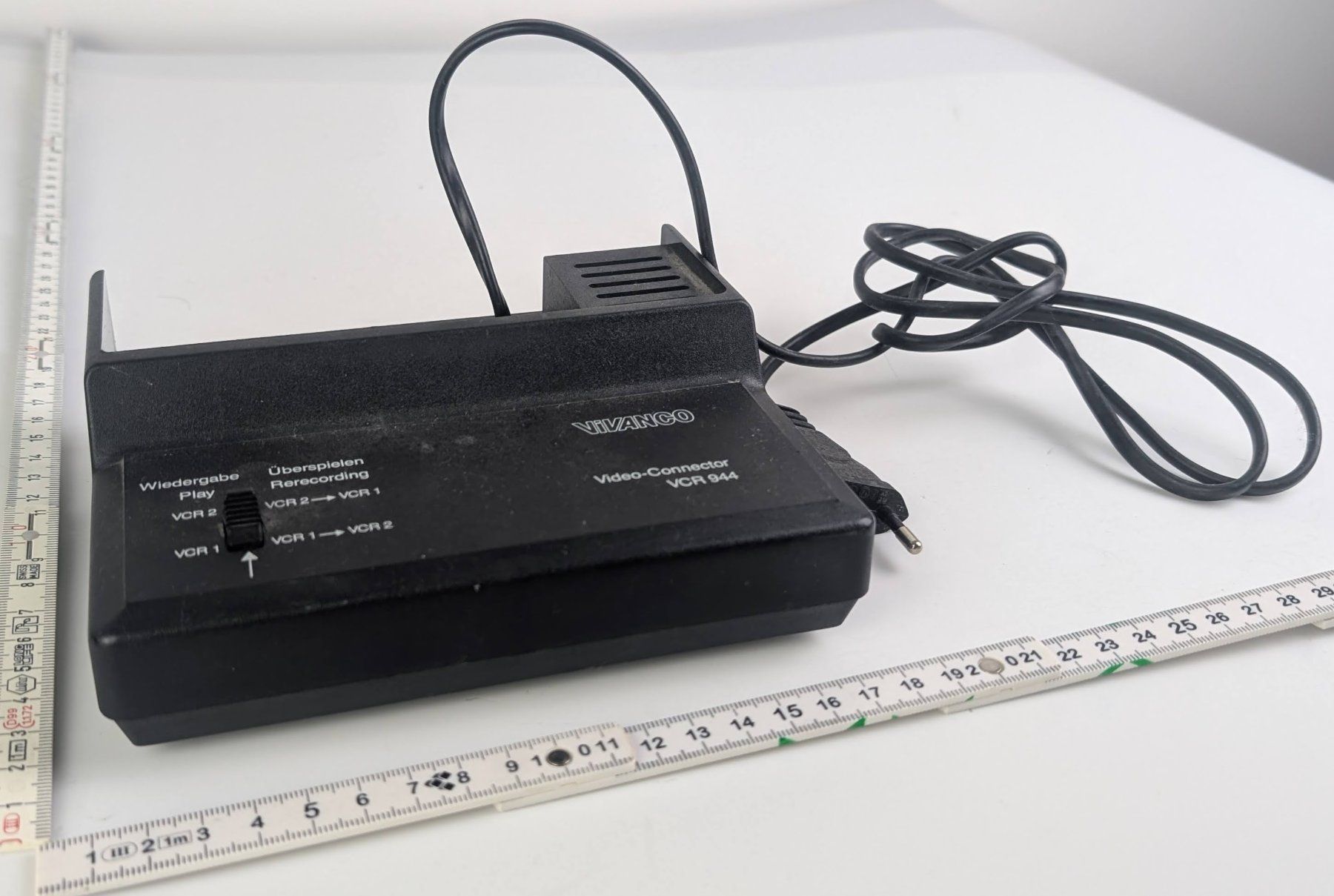 Unità & Adattatore: Vivanco Video-Connector VCR 944 - Vintage! – Usato da Zürich venduto da 1.Simon 2