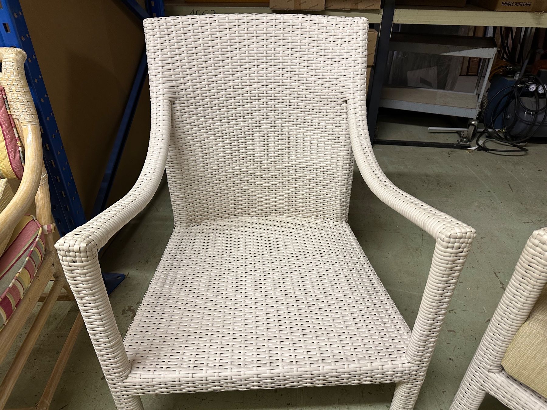 Sessel: 2 Stk. edle Rattanstühle in creme – Gebraucht aus Necker von liq24 4
