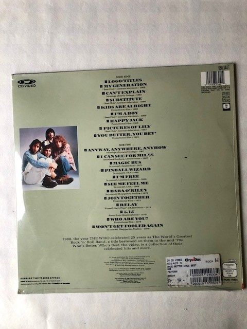Tutti i DVDs: The Who – Nuovo e nell'imballaggio originale da Aarwangen venduto da Jukebox3 4