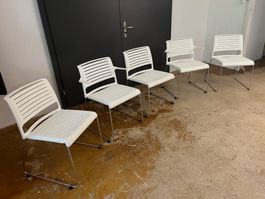 5 Stück Wilkhahn Aline Mehrzweckstühle