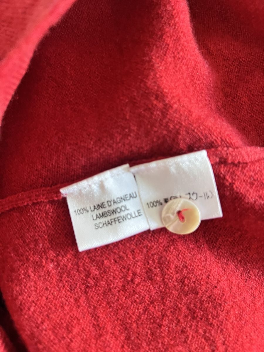 Cyrillus Pullover & Sweatshirts: Cyrillus Cardigan Red Lambswool Size 1 – Gebraucht aus Lausanne von Danash 5