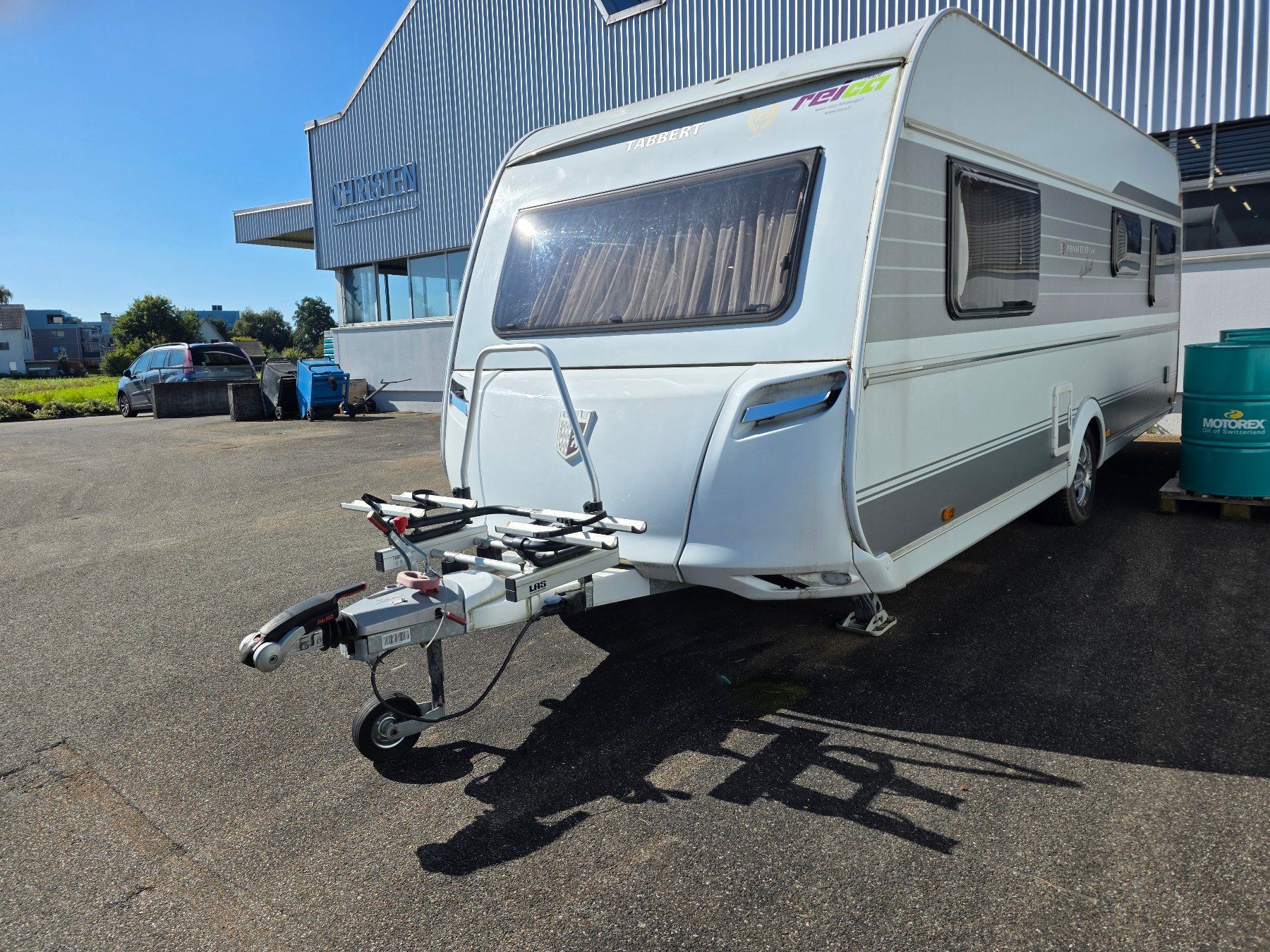 Tabbert Camping Fahrzeuge: Tabbert 540 E Klima Solar Mover Vorzelt Top – Gebraucht aus Thörigen von wie_9prc
