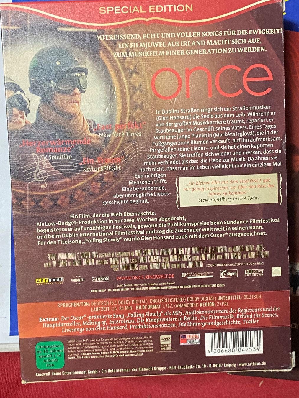 Alle DVDs: Once – Gebraucht aus Muri b. Bern von AdidasCollector 4