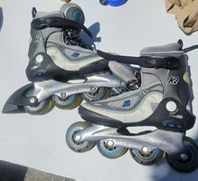K2 Inline Skates Grösse 40 mit Schutzausrüstung
