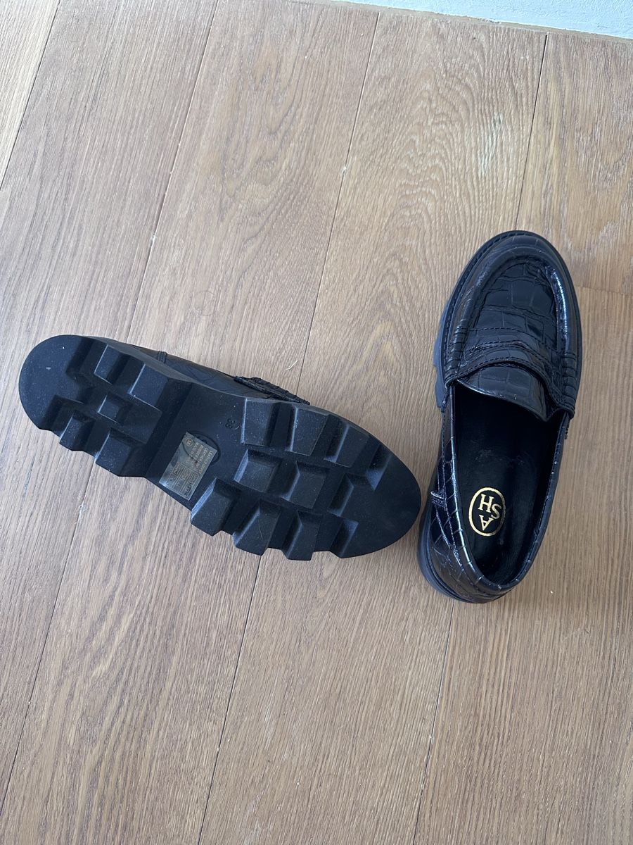 Ash Scarpe da donna: ASH Loafers Black Crocodile Pattern Platform Sole Size 39 – Nuovo (secondo la descrizione) da Binningen venduto da can_s2yh 3