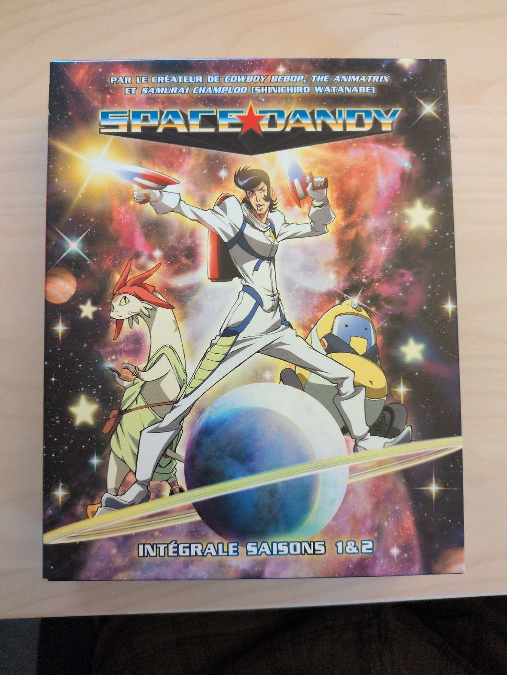 Tous les DVDs: Space Dandy Intégrale Saisons 1 & 2 Blu-ray FR – Neuf (Voir description) à Gland par Kyostal