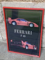 Poster Rahmen mit Ferrari F 40