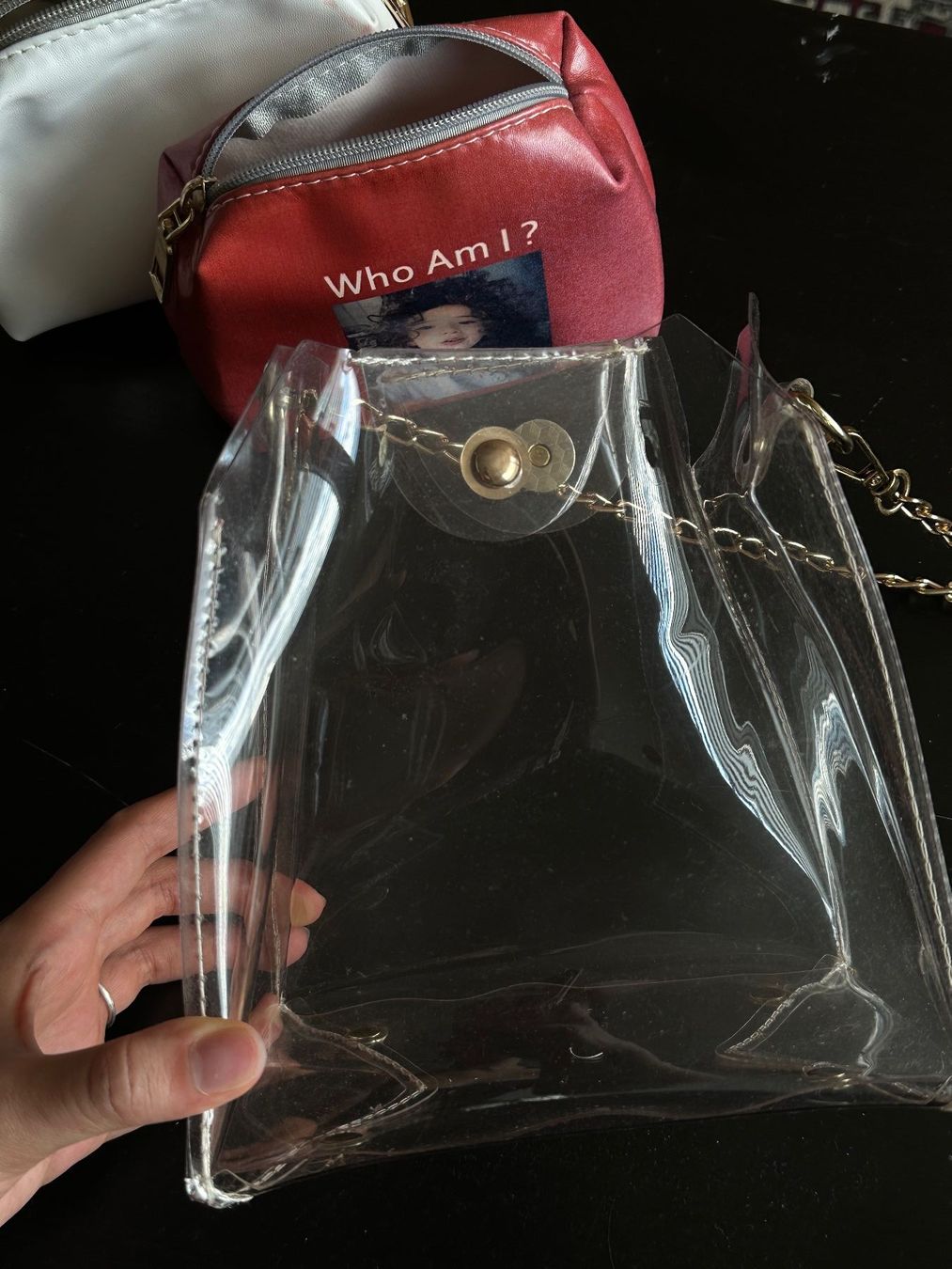 Borse da donna: Transparenter Handmade Tasche mit Innentaschen – Usato da Schlieren venduto da car_2bwb 6