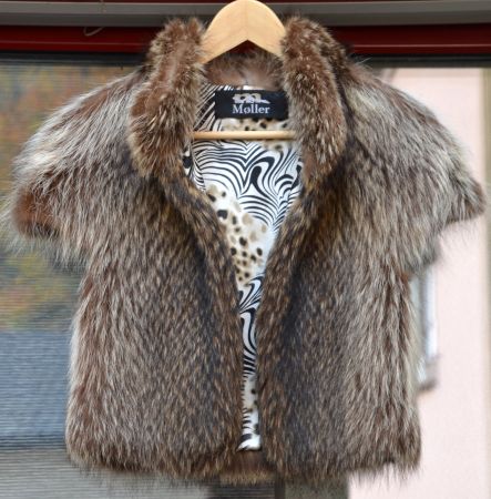 Møller Naturpelzweste / gilet en fourrure naturelle S/M
