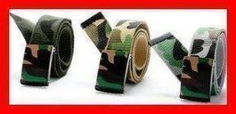 Camouflage Gürtel 120 cm Militär TYP 1 Armee Army Grün Belt