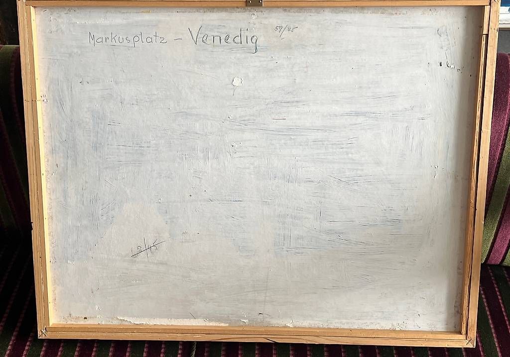 Dipinti: Venedig Markusplatz Öl Auf Holz  – Usato da Steinmaur venduto da Mandy.Steinbruch1953 2