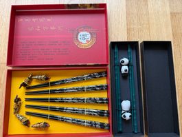 Chinesische Essstäbchen in einer Geschenkbox (x5) - Neu