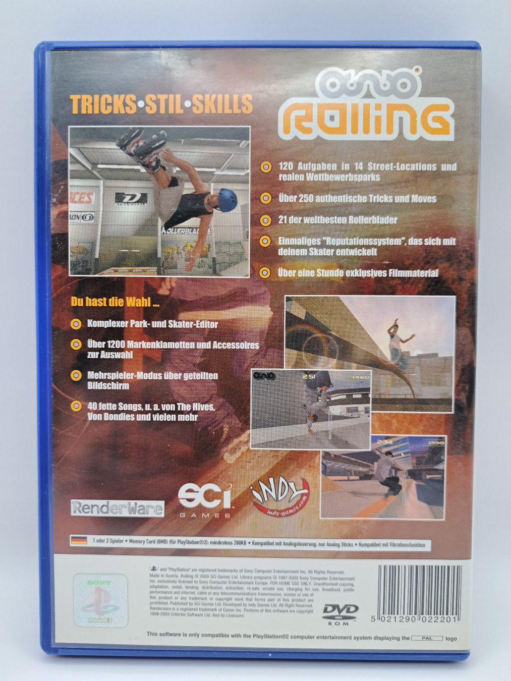 Spiele: Rolling Multi5 (Playstation 2/PS2) – Gebraucht aus Balgach von Wasnwasn 1