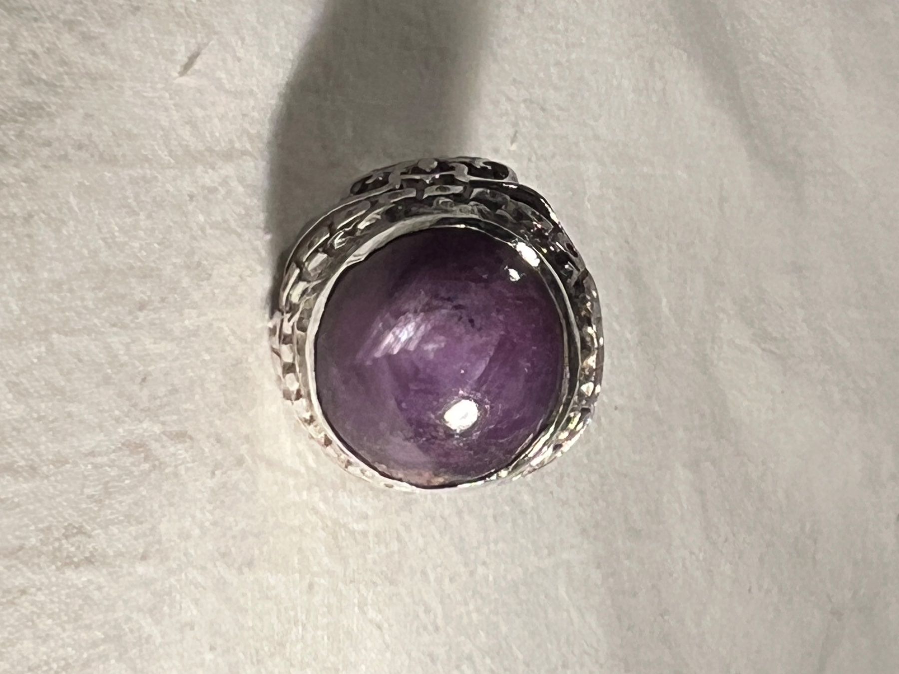 Ringe: Bague argent 925 avec rubis étoilé, doigt 56 – Gebraucht aus Genève von DELIRBEADS 7