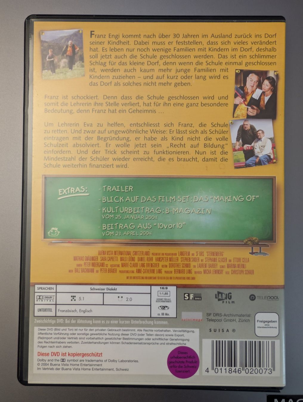 Tutti i DVDs: Sternenberg DVD Gnädinger/Capretti/Lüönd – Usato da Spiegel b. Bern venduto da Chilidani 1
