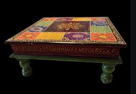 Table basse Indienne en bois