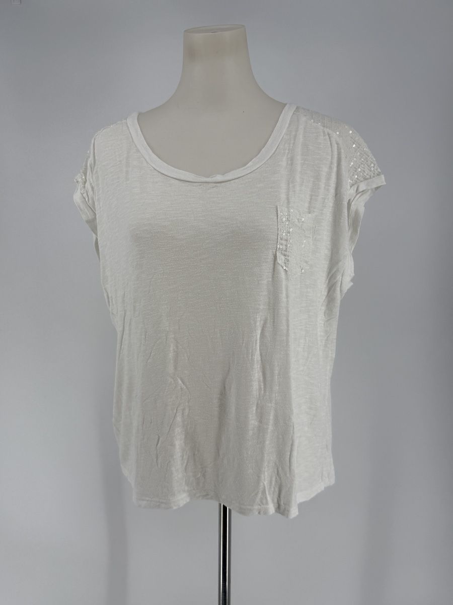 T-shirt: Shirt mit Pailletten Gr. M – Usato da Auenstein venduto da moin.