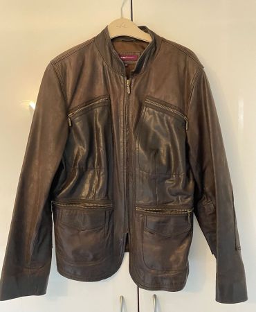 Leder Jacke