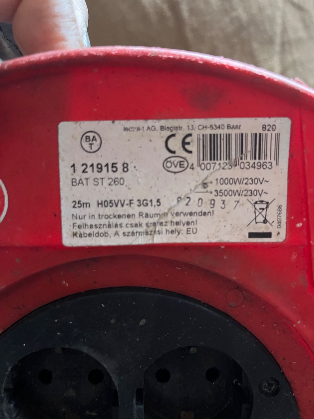 Cavi: Verlängerungs kabel 25meter – Usato da Sachseln venduto da nel_d6m9 1