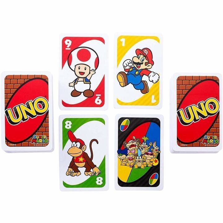 Spiele: UNO - Super Mario – Neu und originalverpackt aus Niederglatt von Spielebros 5