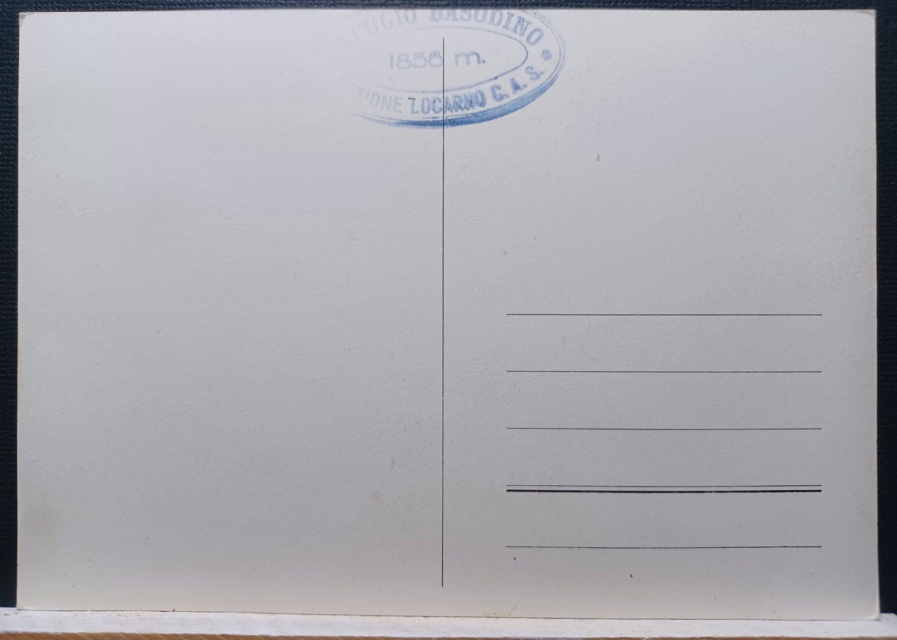 Cartoline postali: TI, Refugio Basodino, Cevio,Scevi, Cevi, – Usato da Aarau Rohr venduto da mgvw 4