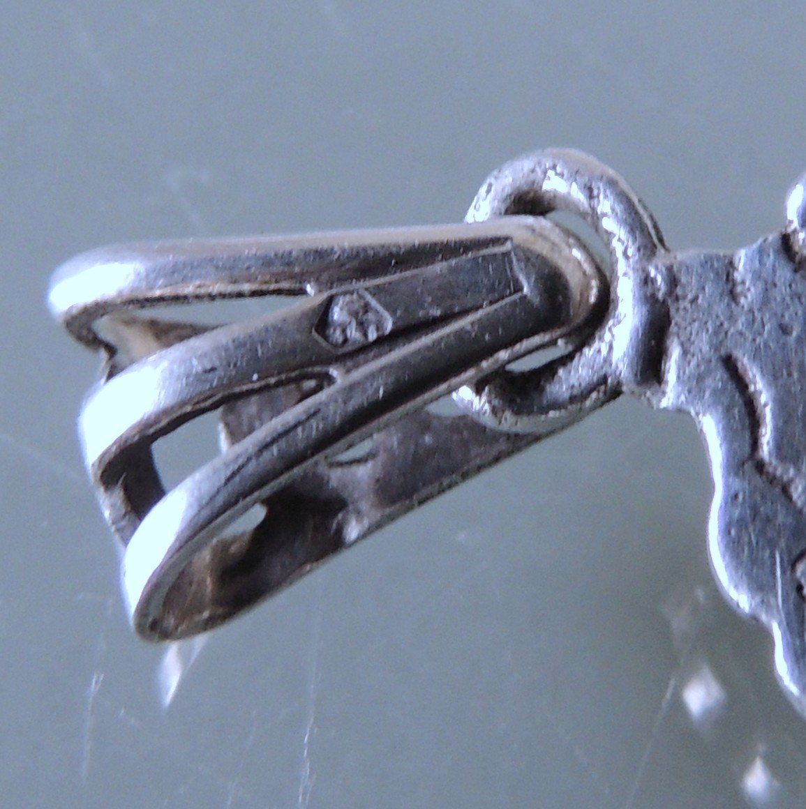 Ciondoli: Granat Silber 835 Anhänger Jugendstil – Usato da Waldenburg venduto da schaller707 5
