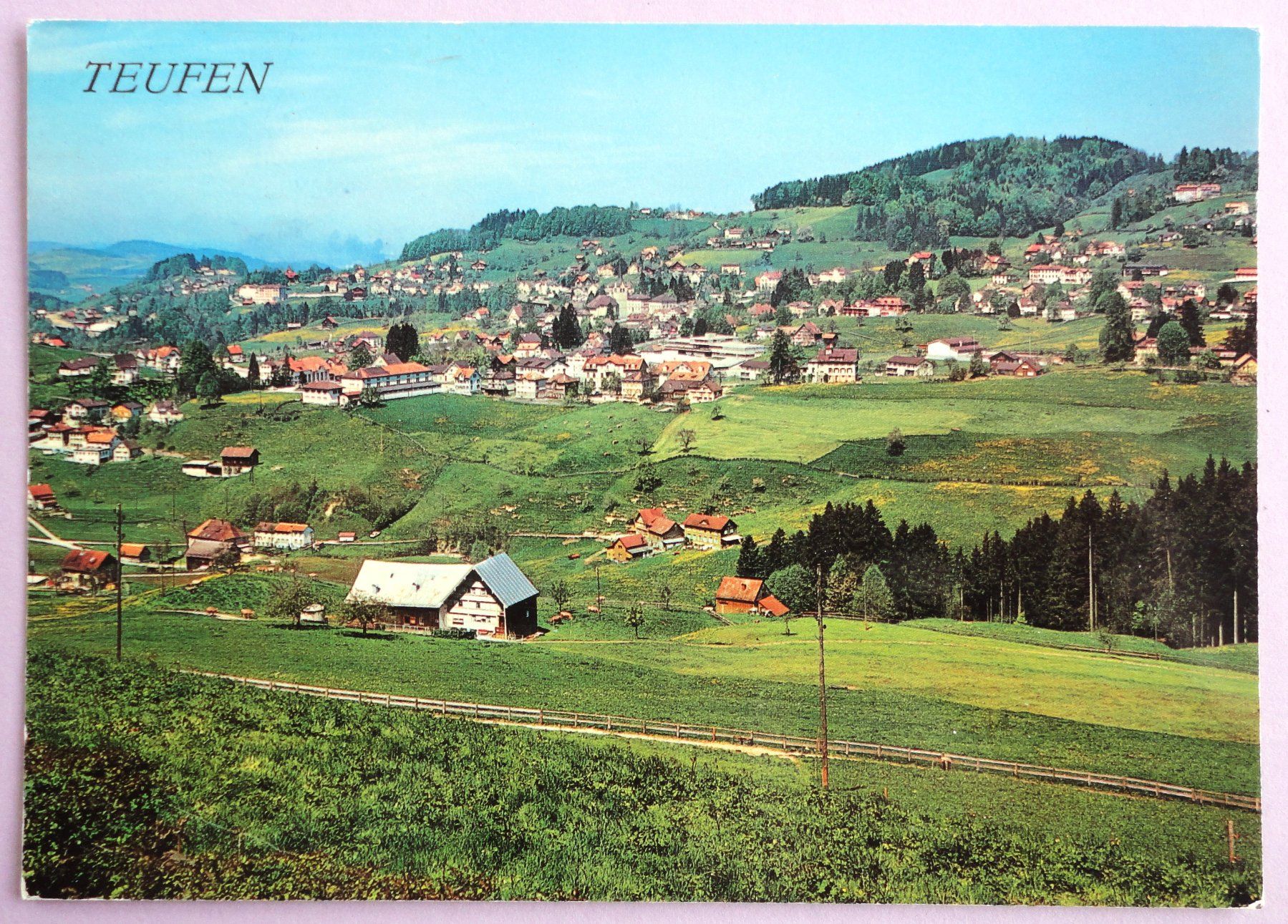 Cartoline postali: Teufen – Usato da Fétigny venduto da Billy2miny