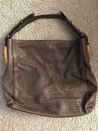 Coccinelle borsa in pelle marrone