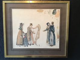 Munito Blatt 100 Le Bon Genre Lithografie Mesangère 1840