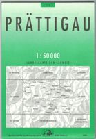 Landkarte Prättigau 1991