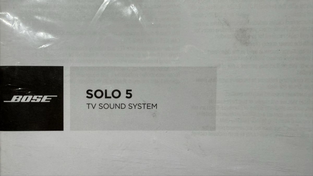 Bose Home Cinema: Soundbar Solo5 von Bose – Usato da Münsingen venduto da Sim2977