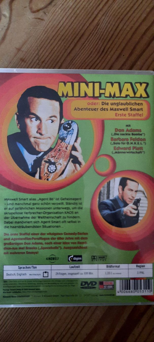 Tutti i DVDs: Mini-Max - Die unglaublichen Abenteuer Maxwell Smart – Usato da Konolfingen venduto da the_5fqm 1