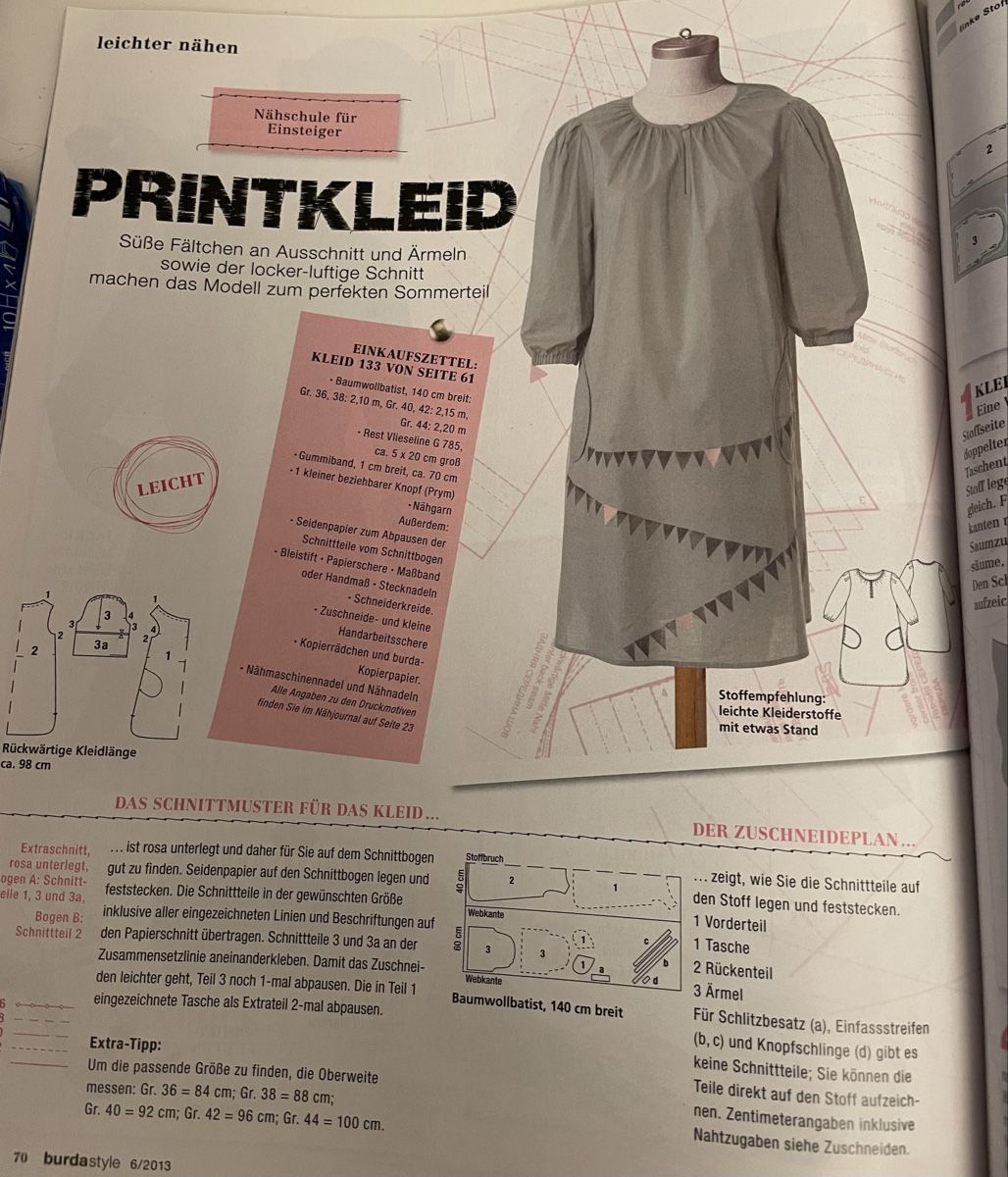 Revues & Magazines: Burda Style 6/2013 – Neuf (Voir description) à Bäretswil par Evamaria1 2