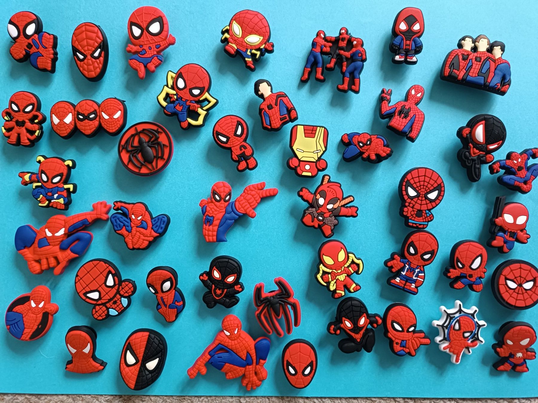 Statuette: Clogc clogs Crocs clocs Anstecker Marvel Iron Man Spiderman – Nuovo (secondo la descrizione) da Vogelsang AG venduto da miinlade 1
