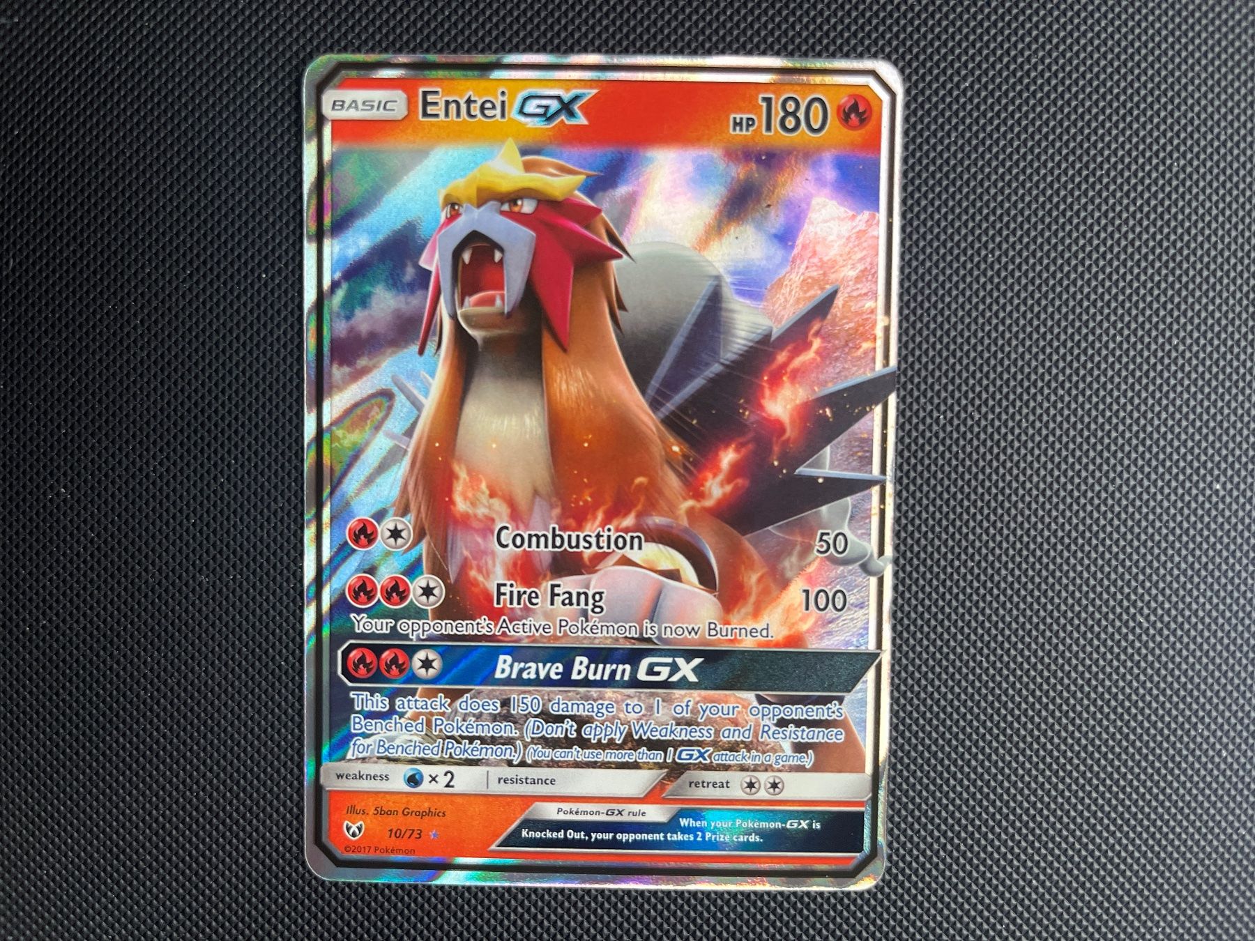 Pokémon Carte collezionabili: Pokemon Entei GX Shining Legends Near Mint – Nuovo (secondo la descrizione) da Wabern venduto da Collectfun