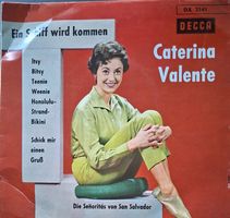 Vinyl-EP-Single Catarina Valente - Ein Schiff wird kommen