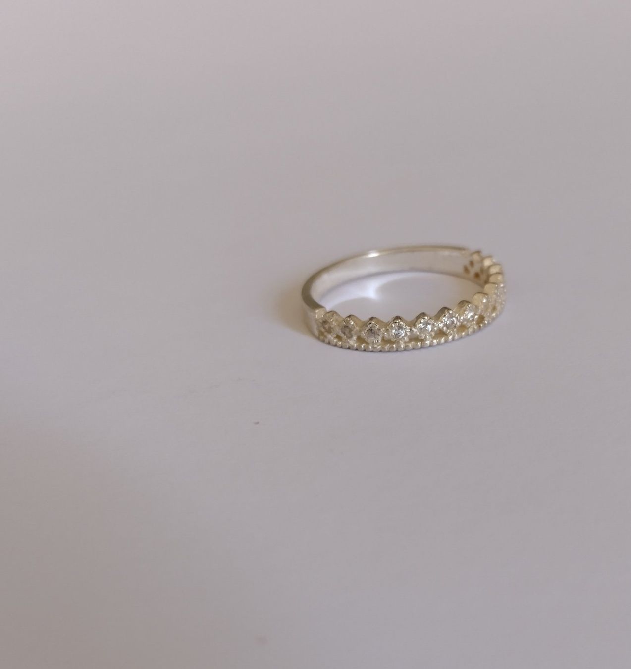 Anelli: RING MIT ZIRKONIA SILBER 925 – Usato da Romanshorn venduto da Glitzer-Paradies
