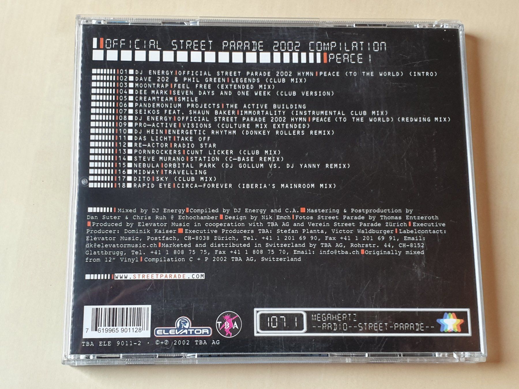 CD: Street Parade 2002 – Usato da Stansstad venduto da collectorsshop 1