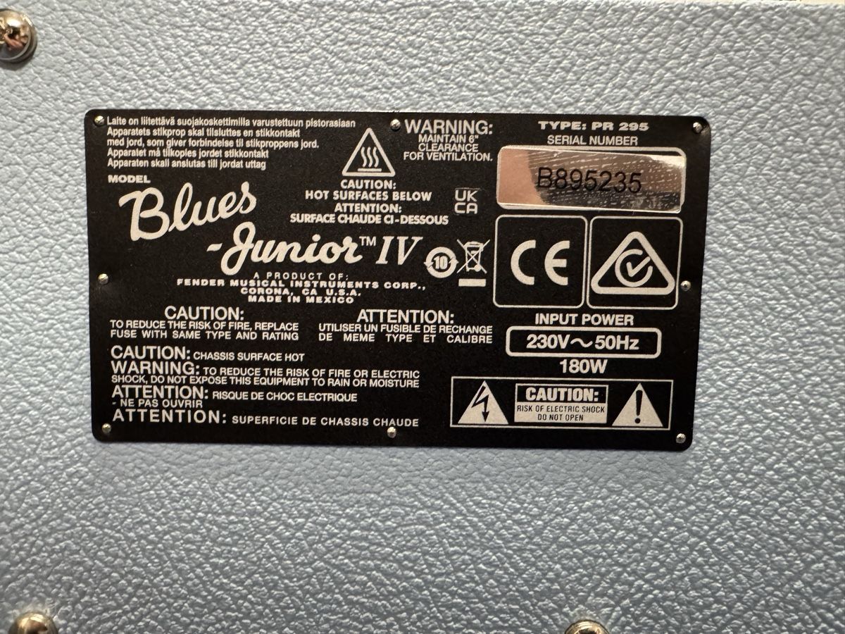 Fender Amplificatori: Fender Blues Junior MK Limited Edition – Usato da Oberlunkhofen venduto da ste_vtj5 3