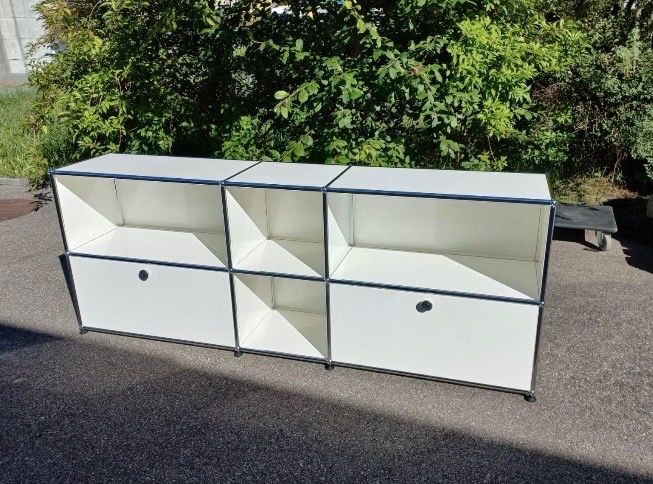 USM Scaffali: USM Haller Sideboard 3 / 2 in Reinweiss – Usato da Rikon im Tösstal venduto da Design4Life