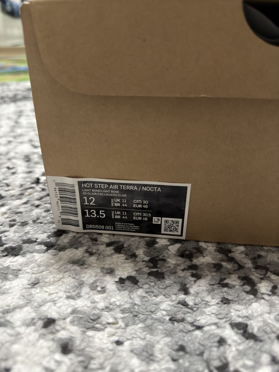 Nike Scarpe da uomo: New Nike Hot Step Air Terra NOCTA "Light Bone" – Nuovo e nell'imballaggio originale da Yverdon-Les-Bains venduto da fir_7srk 5