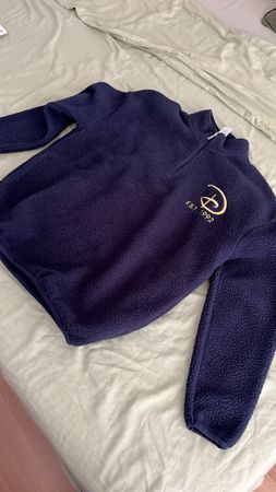 Disney Donald Duck Fleece Pullover dunkelblau Grösse L