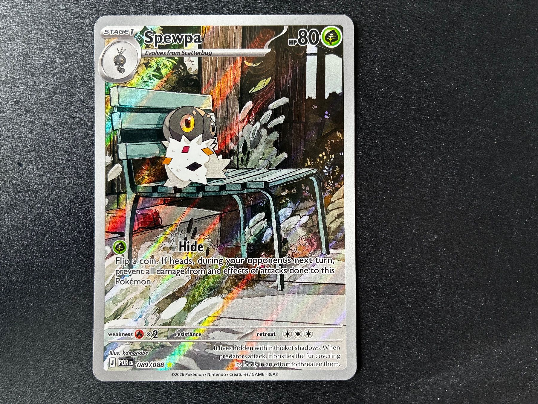 Pokémon Sammelbilder & Trading cards: Spewpa 089/088 - Perfect Order - en – Neu (gemäss Beschreibung) aus Hütten von yve_tf69