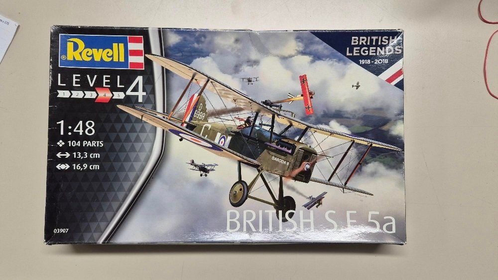 Revell Kit di modellismo & Modellini statici: Revell Modellbausatz British S.E.5a 1:48 – Nuovo (secondo la descrizione) da Wettingen venduto da Mmarb