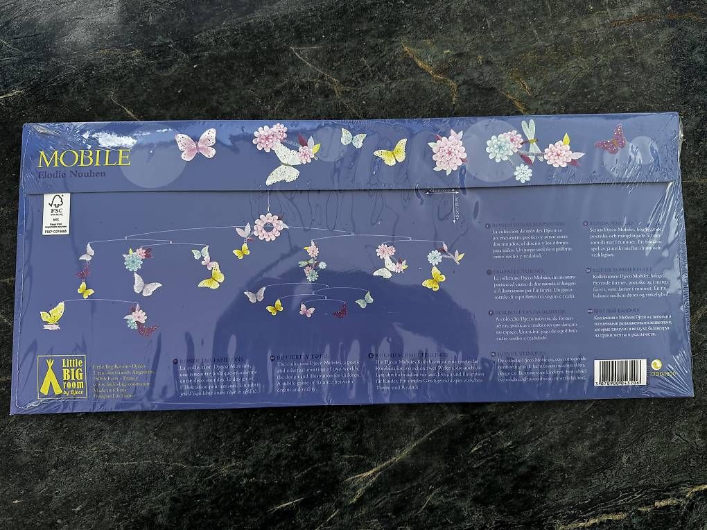 Tutte le decorazioni: Djeco Schmetterling Mobile neu & originalverpackt – Nuovo e nell'imballaggio originale da Zürich venduto da JumaRiku 1