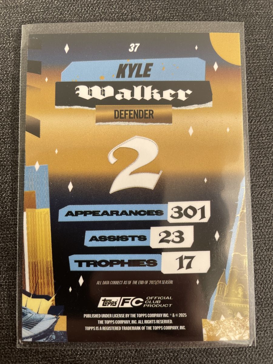 Topps Carte collezionabili: Topps Kyle Walker Manchester City – Nuovo (secondo la descrizione) da Burgdorf venduto da Sports_Cards_3400 1