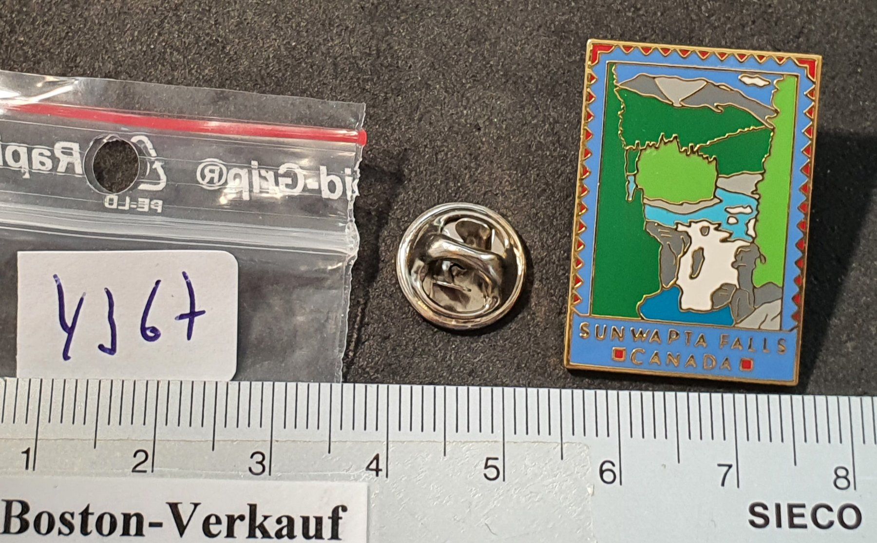 Placchette & Badge: Y367 - Pin SUNWAPTA Falls  VANADA – Usato da Reinach BL venduto da Boston-Verkauf 1